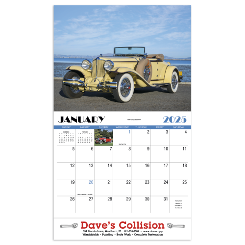 View Image 4 of Automotive Classics Calendar-(2025)