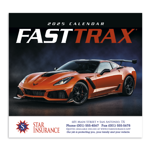 Promotional Fast Trax Calendar