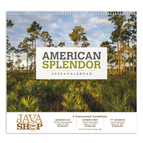 View Image 4 of American Splendor Custom Calendar-(2024)
