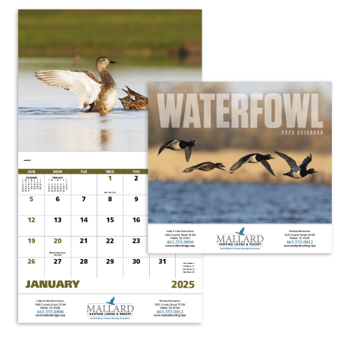 Waterfowl Calendar - Stapled  