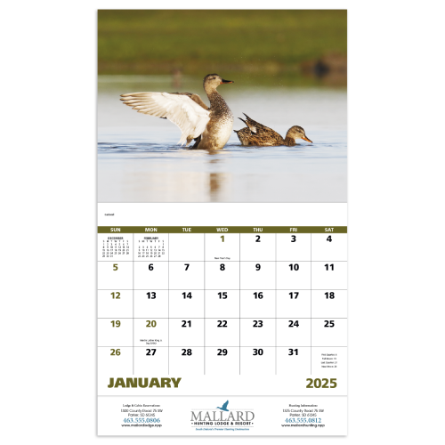 Waterfowl Calendar - Stapled  