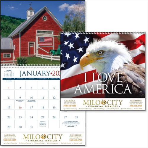 View Image 3 of I Love America Calendar