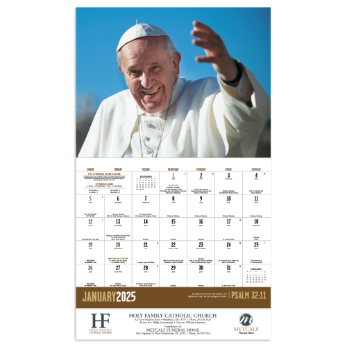 View Image 2 of Catholic Spirit Calendar - Stapled 