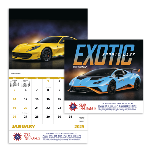 View Image 3 of Exotic Sports Cars Calendar