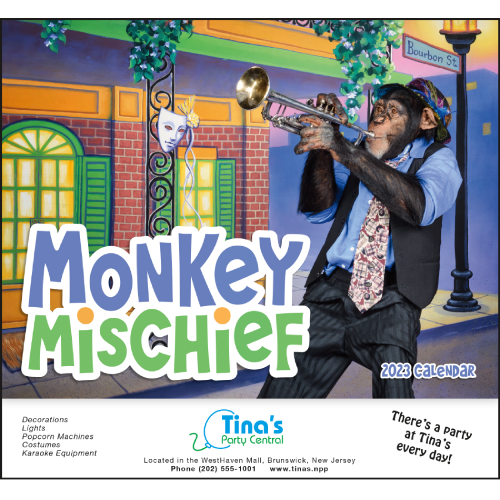 Promotional Monkey Mischief Calendar