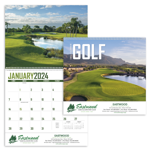 Golf Wall Custom Calendar