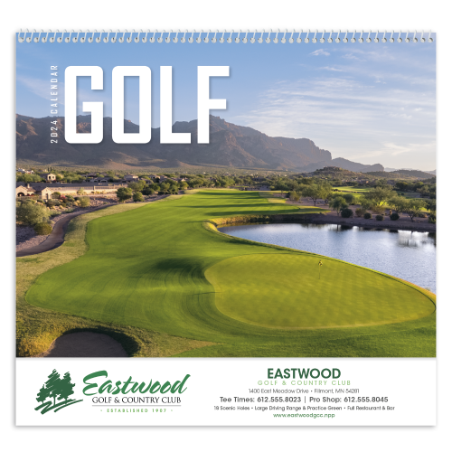 Promotional Golf Wall Calendar