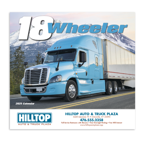 Promotional  18-Wheeler Wall Appointment Calendar