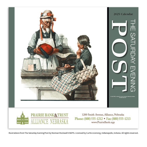 Promotional The Saturday Evening Post Calendar