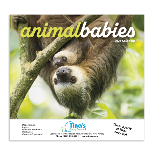 Promotional Animal Babies Calendar