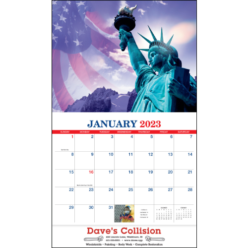 American Spirit Wall Calendar 