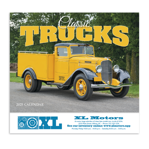 Promotional Classic Trucks Calendar