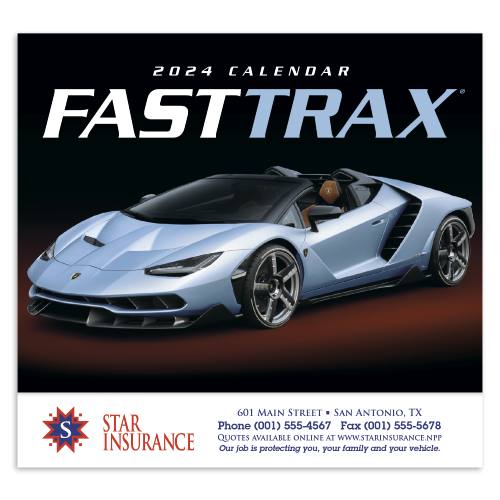 Promotional Fast Trax Calendar
