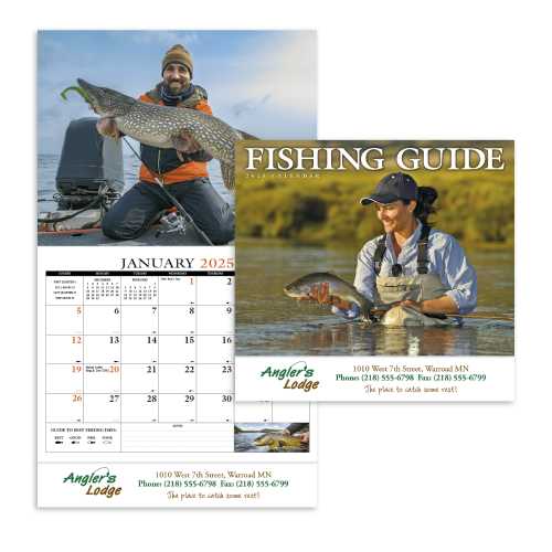 View Image 4 of Fisherman's Guide Wall Calendar