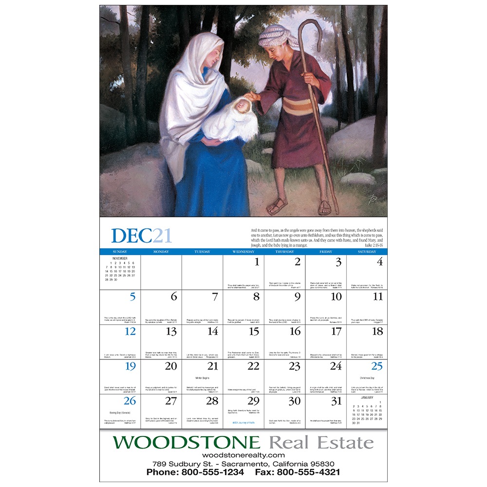 Journey of Faith Calendar Religious Calendars 1.56 Ea