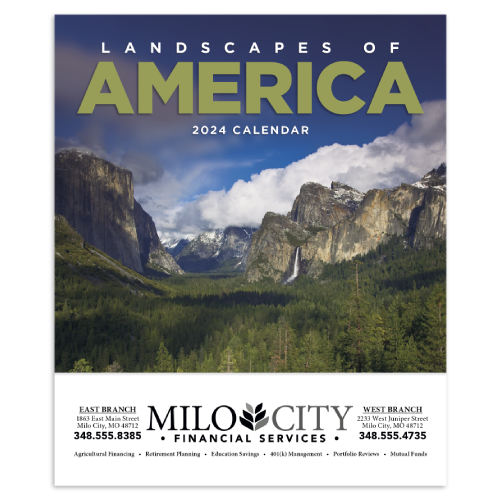 Promotional Landscapes America Mini Calendar