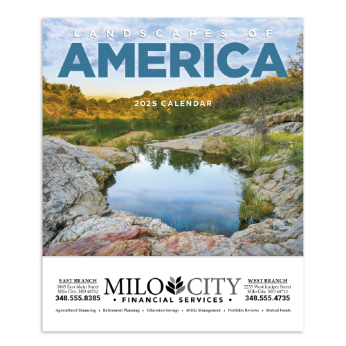 Promotional Landscapes America Mini Calendar