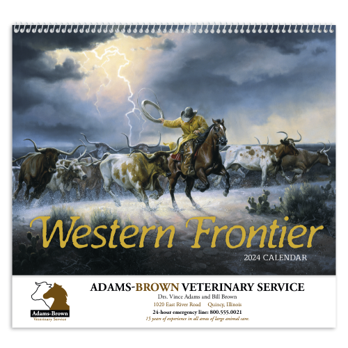 Promotional Western Frontier Calendar