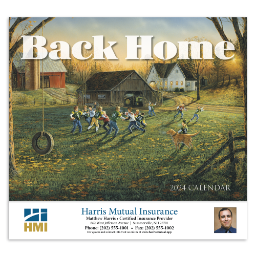 Promotional Back Home Calendar