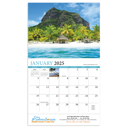 Custom Beaches Appointment Calendar