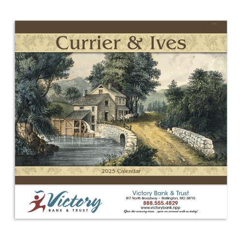 Promotional Currier & Ives Wall Calendar