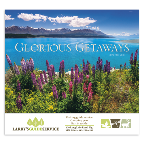 Promotional Glorious Getaways Wall Calendar