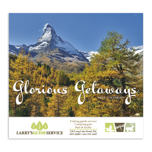 Promotional Glorious Getaways Wall Calendar