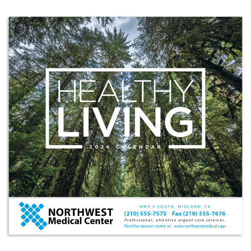 Promotional Healthy Living Wall Calendar
