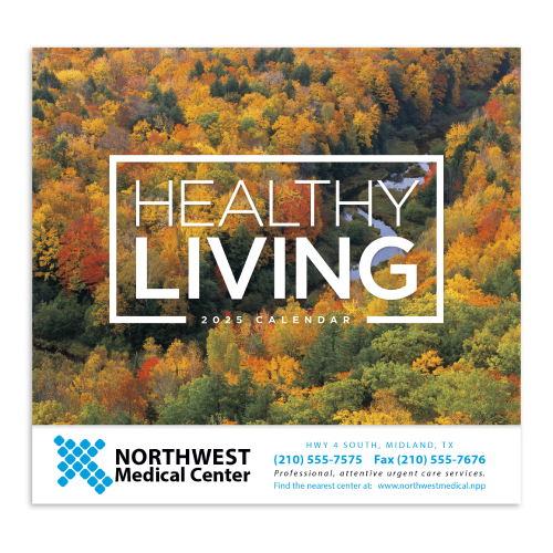 Promotional Healthy Living Wall Calendar