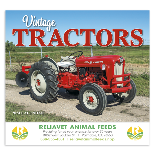 View Image 2 of Legendary Tractors Calendar-(2024)