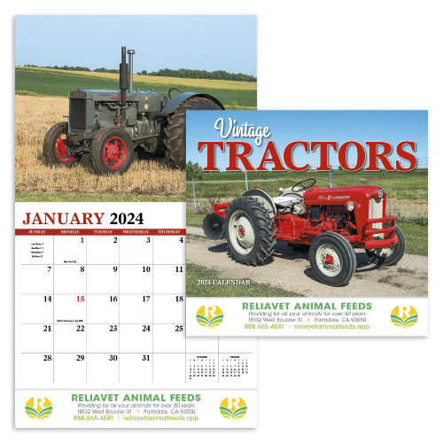 Legendary Tractors Calendar-(2024) 