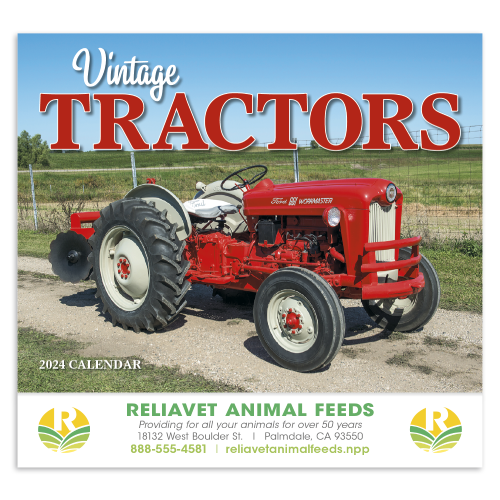 Promotional Legendary Tractors Calendar