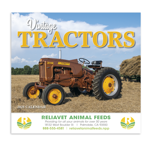 Promotional Legendary Tractors Calendar