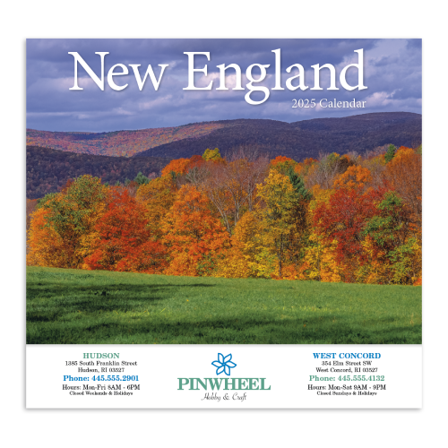 Promotional New England Calendar