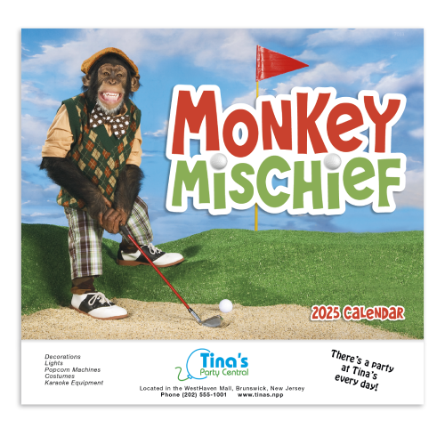 Promotional Monkey Mischief Calendar