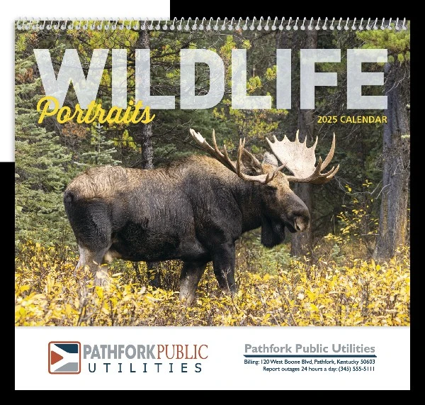 Promotional Wildlife Portraits Calendar