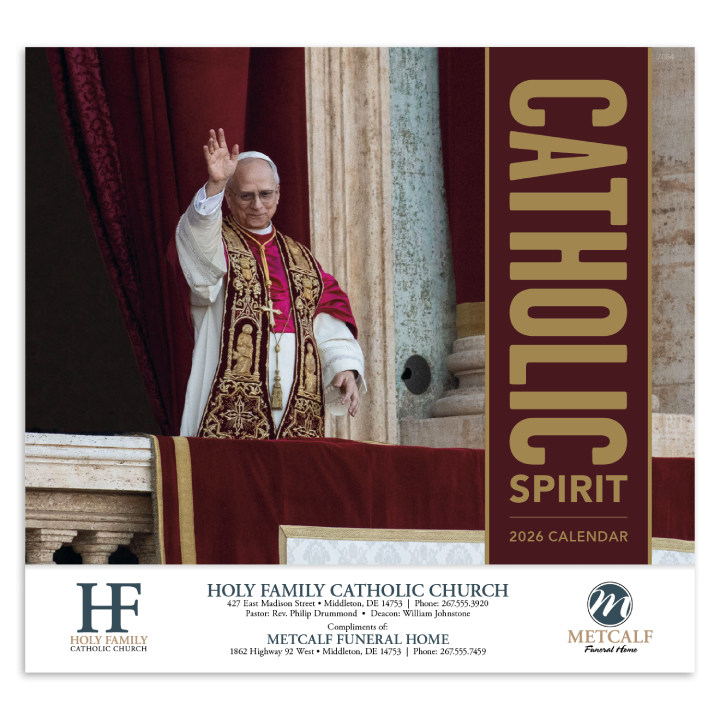 Promotional Catholic Spirit Calendar - Stapled 