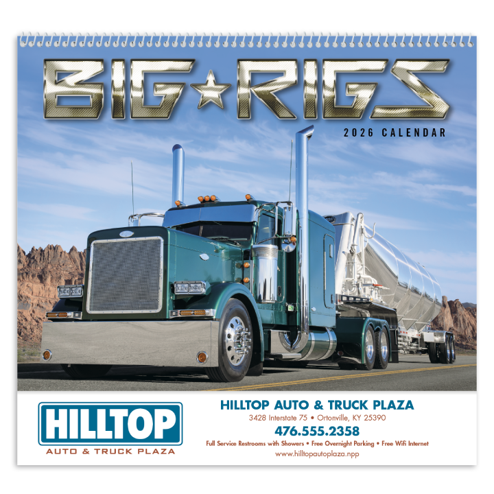 Promotional Big Rigs Calendar
