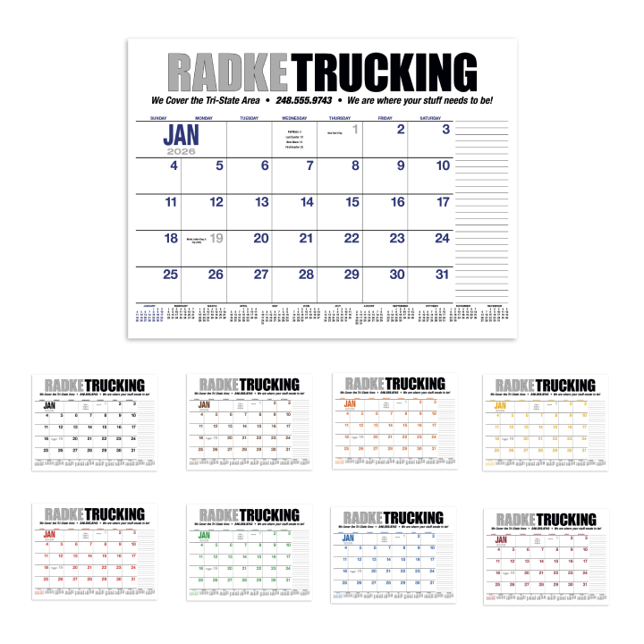 Promotional Desk Planner-13-Month