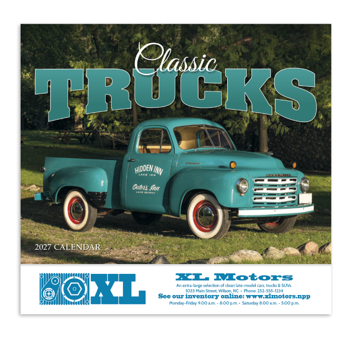 Promotional Classic Trucks Calendar