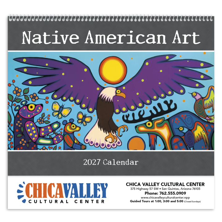 Promotional Native American Art Calendar