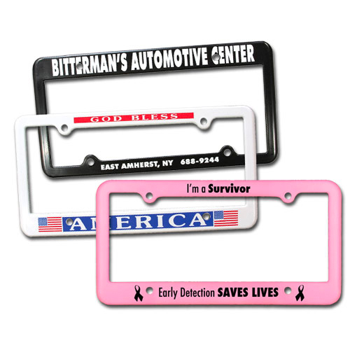 Promotional License Plate Frame-4 Holes