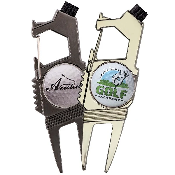 Promotional Golf N’ Brew 2 Prong Divot Tool
