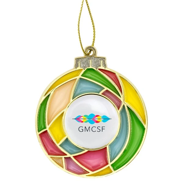 Promotional Stained Glass Holiday Ornament
