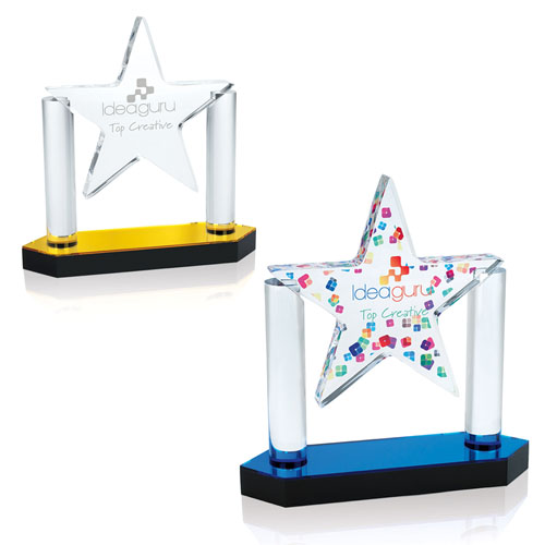 Promotional Acrylic Floating Star Award