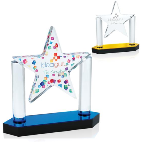 Promotional Acrylic Floating Star Award