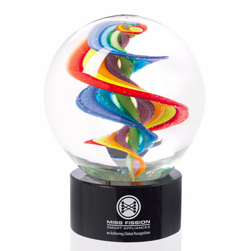 Promotional Rainbow Swirl  Award 