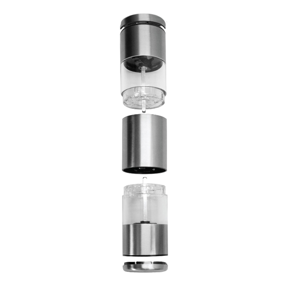 View Image 2 of Stainless Steel Salt and Pepper Grinder