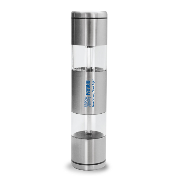 View Image 3 of Stainless Steel Salt and Pepper Grinder