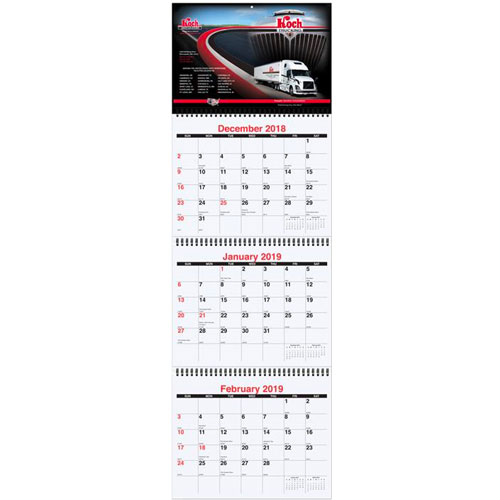 three months at a glance calendars promotional three months at a
